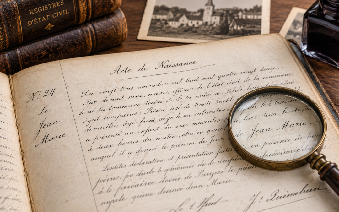 Comment lire un acte de naissance ancien ?