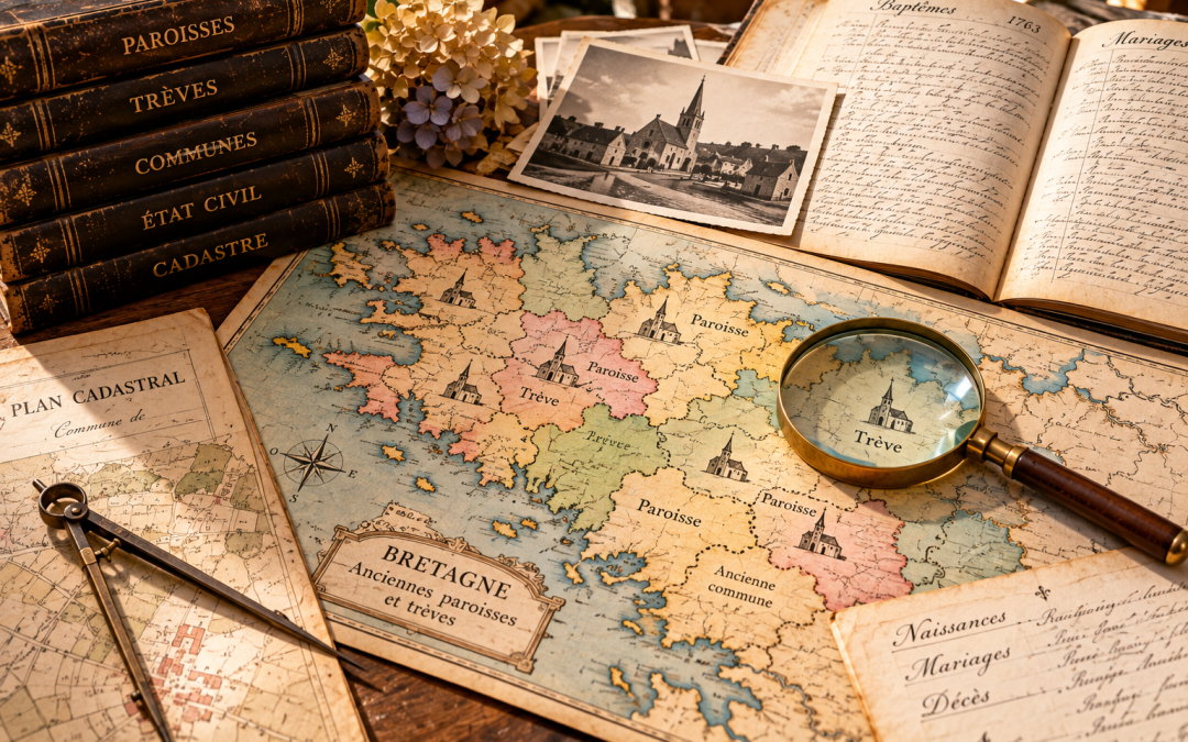 Trèves et paroisses en Bretagne : guide généalogique