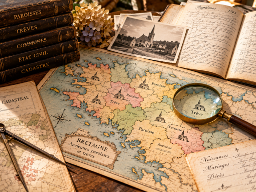 Trèves et paroisses en Bretagne : guide généalogique