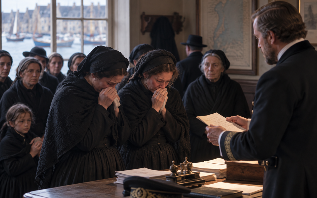 Les veuves de la Catherine : une archive bouleversante de 1887