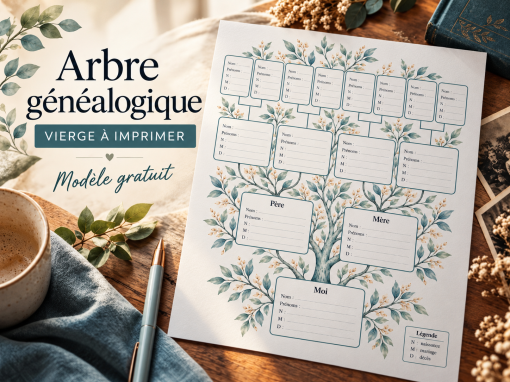Arbre généalogique vierge à imprimer gratuitement